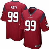 Nike Men & Women & Youth Texans #99 Watt Red Team Color Game Jersey